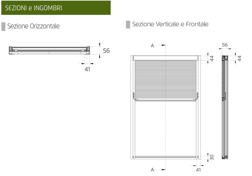 dati tecnici generica fox garden motorizzata oscurante plisse